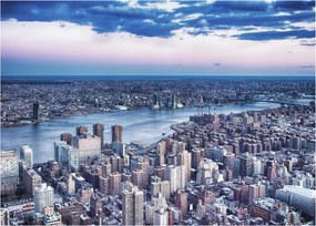 Tablou pe sticlă cu New York (70x50 cm)
