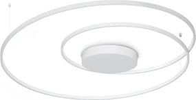 Lustra LED aplicata design circular OZ PL D100 ON-OFF BIANCO 3000K