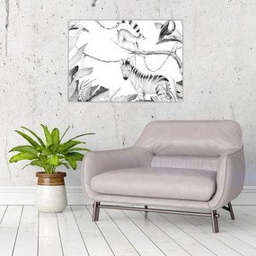 Tablou - Acuarelă Jungla (70x50 cm)