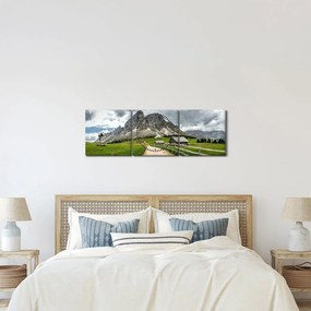 Tablou - În munții austrieci (cu ceas) (90x30 cm)