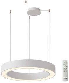 Azzardo AZ5052 - Lustră LED dimabilă pe cablu MARCO LED/100W/230V alb + + telecomandă