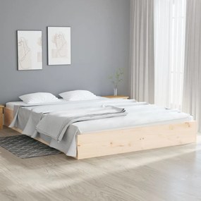 820022 vidaXL Cadru de pat, 200x200 cm, lemn masiv