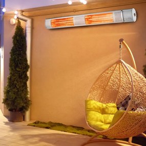 Deuba Încălzitor Sálavý 3000 W - argintiu