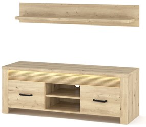 Masă TV Mindi (Stejar artisan). 1053053