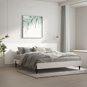 vidaXL Tăblie de perete,alb,240x1,5x80 cm, lemn prelucrat
