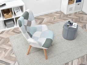 Fotoliu Nutri (patchwork + negru). 1110346