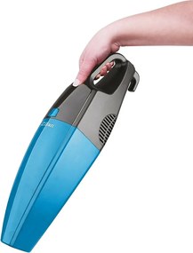 Aspirator vertical ZILAN ZLN1235, Albastru Negru Putere 800W, Fara sac, Recipient praf 2L,