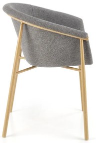 Scaun de bucaterie Lester, gri