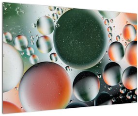 Tablou abstract - buline (90x60 cm)