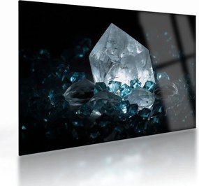 Tablou pe sticlă cu cristal (70x50 cm)