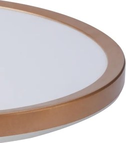 Brilagi - Plafonieră LED pentru baie ULTRA SLIM LED/24W/230V Ø 42 cm roz auriu IP54