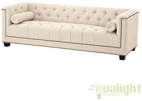 Canapea design clasic, elegant cu tesatura de panama Paolo 108207U HZ