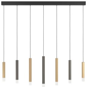 Lustră LED dimabilă pe cablu Eglo 39906 ESTANTERIOS 7xLED/3,1W/230V 3000K