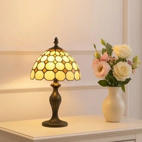 Brilagi - Lampă de masă Tiffany cu vitralii DORAN 1xE14/40W/230V