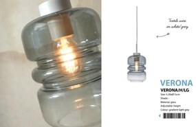 Pendul design decorativ Verona gradient/gri