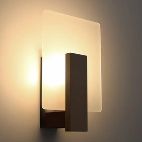 Sollux SL.1096 - Aplica de perete LAPPO, 1x E14, 10 W, 230 V, wenge