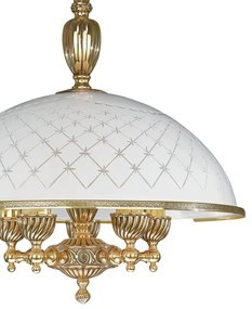 Lustra clasica alama/sticla realizat manual 7102
