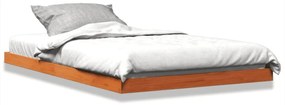 Cadru de pat, maro ceruit, 120x200 cm, lemn masiv de pin