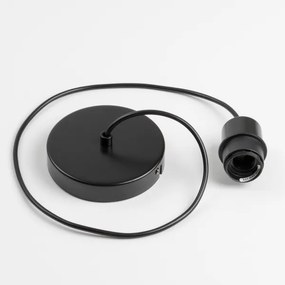 Brilagi - Lustră LED suspendată pe cablu CERIA 1xE27/40W/230V Ø 45 cm neagră