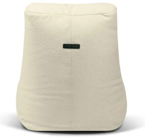 Fotoliu bean bag maro cu tapițerie din țesătură bouclé Tube – SLOWDOWN