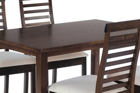 Zondo Set masă scaune pentru sufragerie Churton-4000 WAL (pentru 4 persoane). 782233