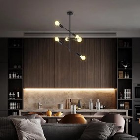 Lustră pe tijă 6xE27/60W/230V B.K. Licht 1344