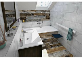 SAPHO PX047 Suport pentru prosoape, 100 x 6 cm,alb