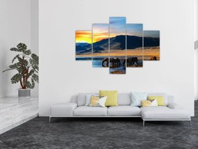 Tablou - Alimentarea cu energie electrică (150x105 cm)