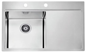 Chiuveta inox Alveus Pure 40 stanga 79x53 cm