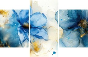 Tablou - Floral, pictură cu cerneală (90x60 cm)