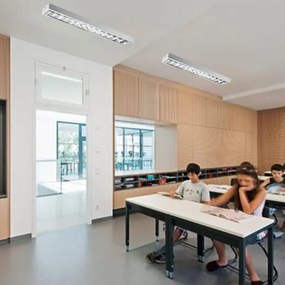 Corp de iluminat fluorescent T8 2xG13/18W/230V 120 cm alb