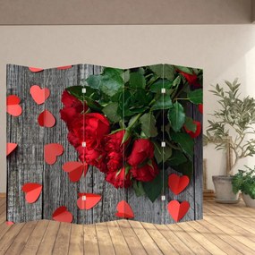 Paravan - Buchet de flori (210x170 cm)