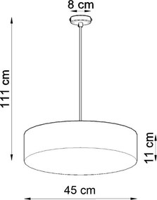 Lustră neagră Atis – Sollux