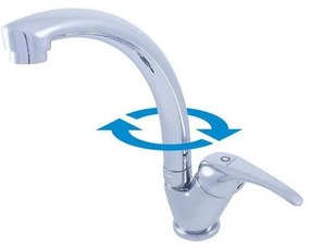 RAV Slezák SA006.0/3 - Baterie pentru chiuvetă SAZAVA, 26,5 cm, crom lucios