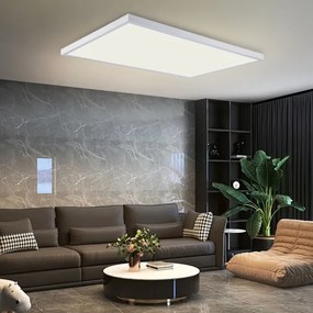 Brilagi-LED Lampă LED reglabilă pentru baie FRAME SMART LED/96W/230V IP44 albă + telecomandă
