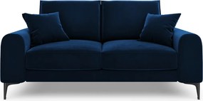 Canapea, Madara, Mazzini Sofas, 2 locuri, 172x102x90 cm, catifea, albastru regal