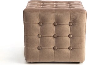 Taburet lemn masiv Ignacio 40x45 cm Bej