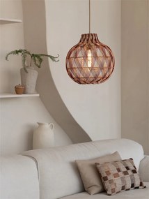 Lustra/Pendul Eco, Bambus, Mendoza natural/maro, S
