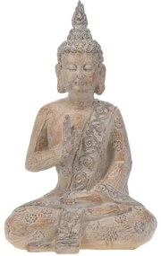 Decorațiune de grădină Buddha așezat, 25,5 x 40 x16 cm poliresină