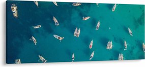 Tablou - Sailboats (120x50 cm)
