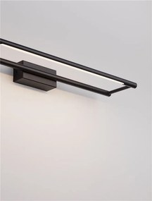 Aplica de perete LED stil minimalist OLAS negru