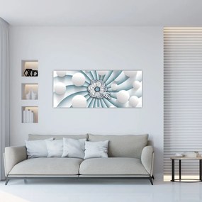 Tablou abstracției artistice (120x50 cm)