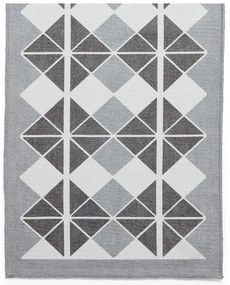 Covor tip traversă gri lavabil 76x230 cm Victoria Dark – Think Rugs