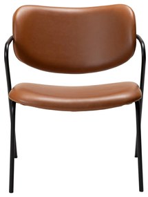 Fotoliu maro coniac din imitație de piele Zed – DAN-FORM Denmark