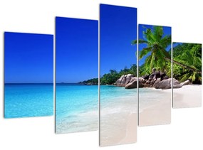 Tablou cu plaja pe insula Praslin (150x105 cm)