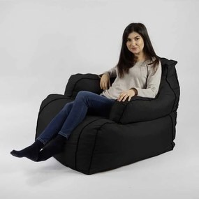Fotoliu Player Mini Pufrelax, Material Impermeabil - Negru