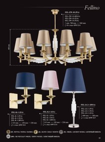 Lampadar design clasic realizat manual Fellino