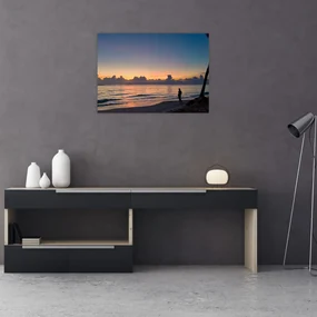 Tablou femeii pe plajă (70x50 cm), în 40 de alte dimensiuni noi