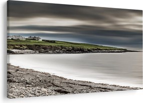 Tablou cu lac în amurg (90x60 cm)