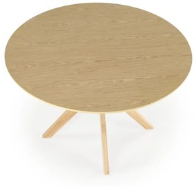 Masa rotunda Nicolas stejar - d120 x h77 cm